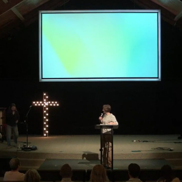 Sermon video still from Crosspoint Church